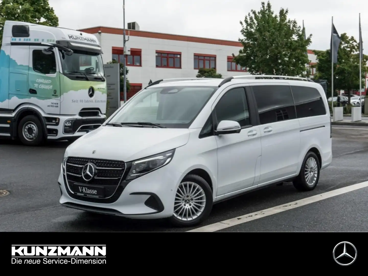Mercedes-Benz V 250 d STYLE Lang Navi AHK Distronic EasyPack Weiß - 1