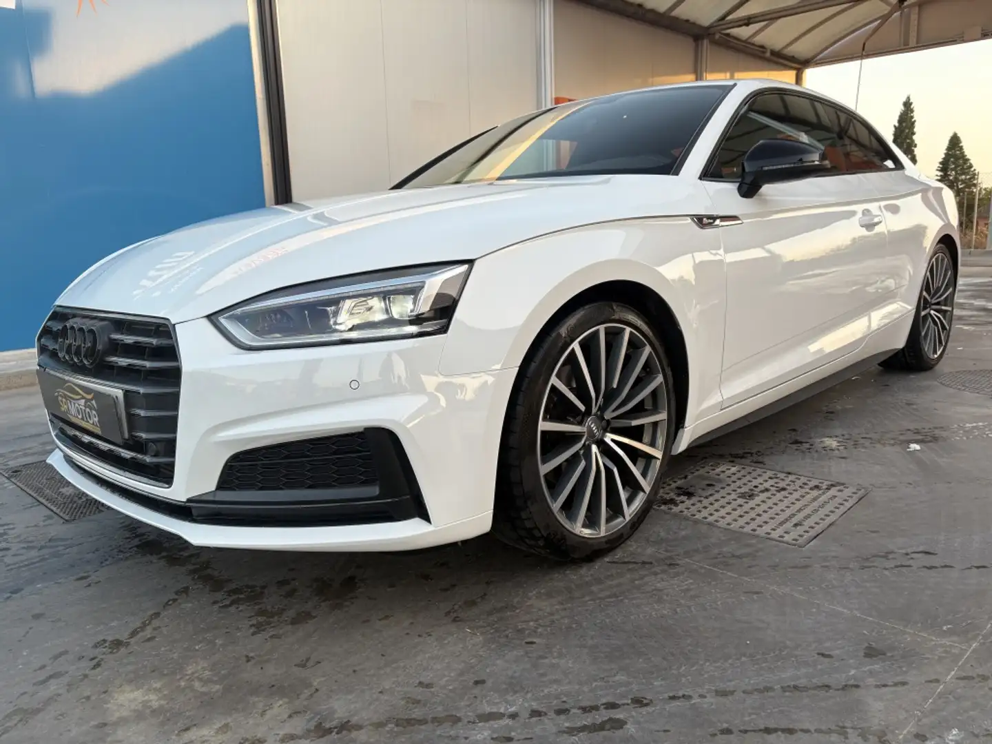 Audi A5 Coupé 40 TFSI S line S tronic Blanco - 1