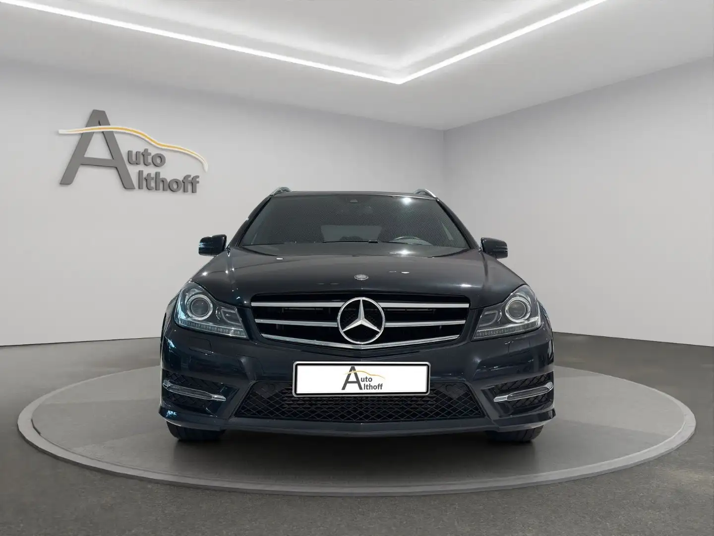 Mercedes-Benz C 180 T AUTOMATIK AHK AMG-PAKET NAVI XENON TEMP Negro - 2