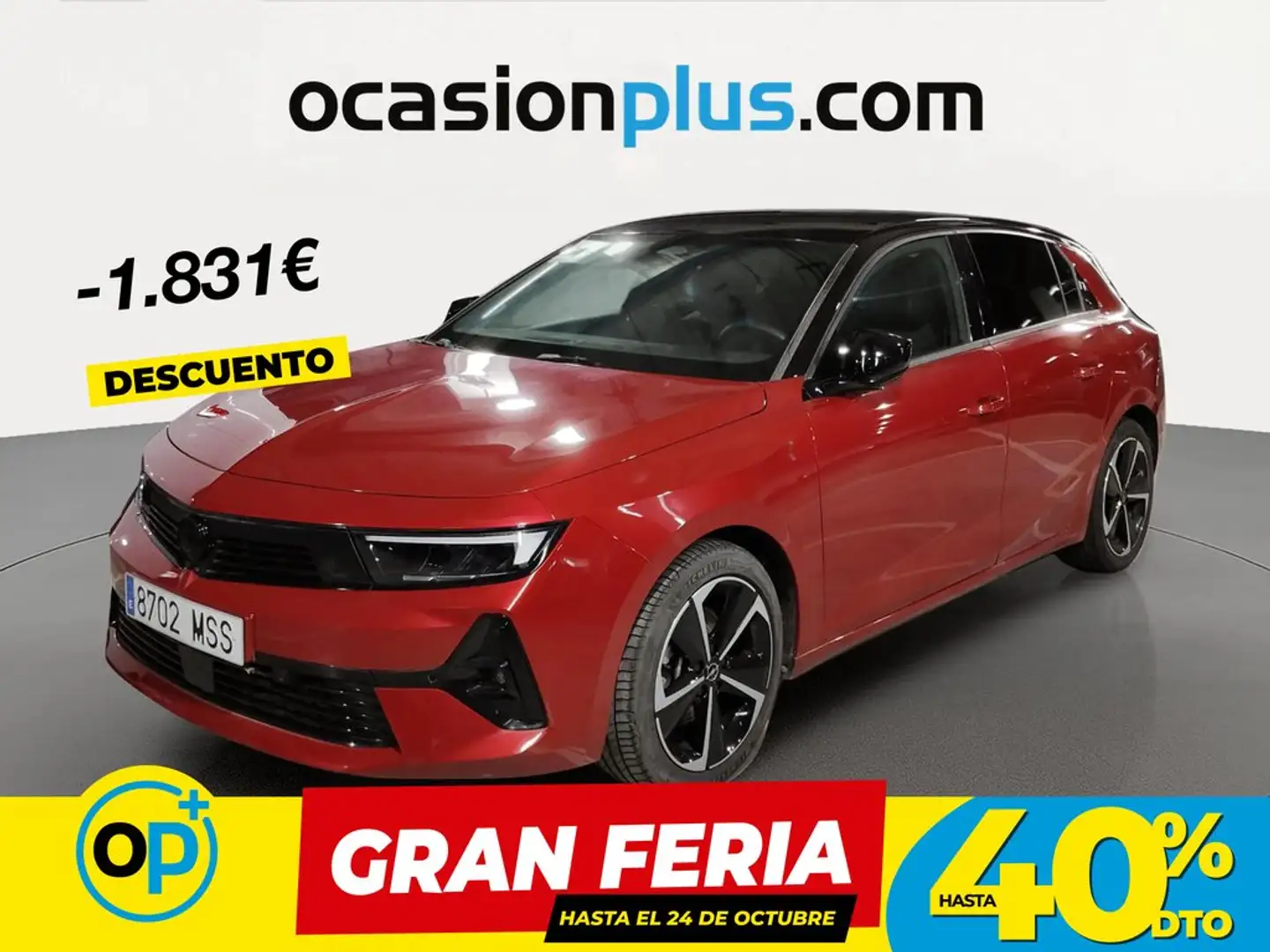 Opel Astra 1.5D DTH S/S GS Aut. 130 Rojo - 1