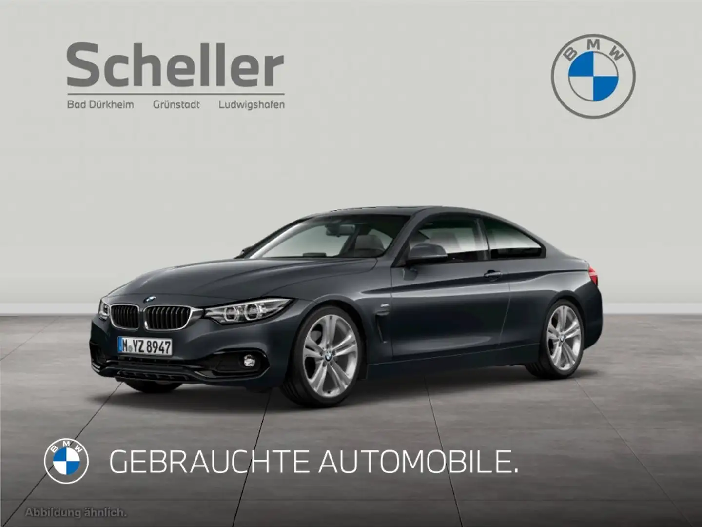 BMW 420 d xDrive A Sport Line Head-Up HK HiFi DAB Gris - 1