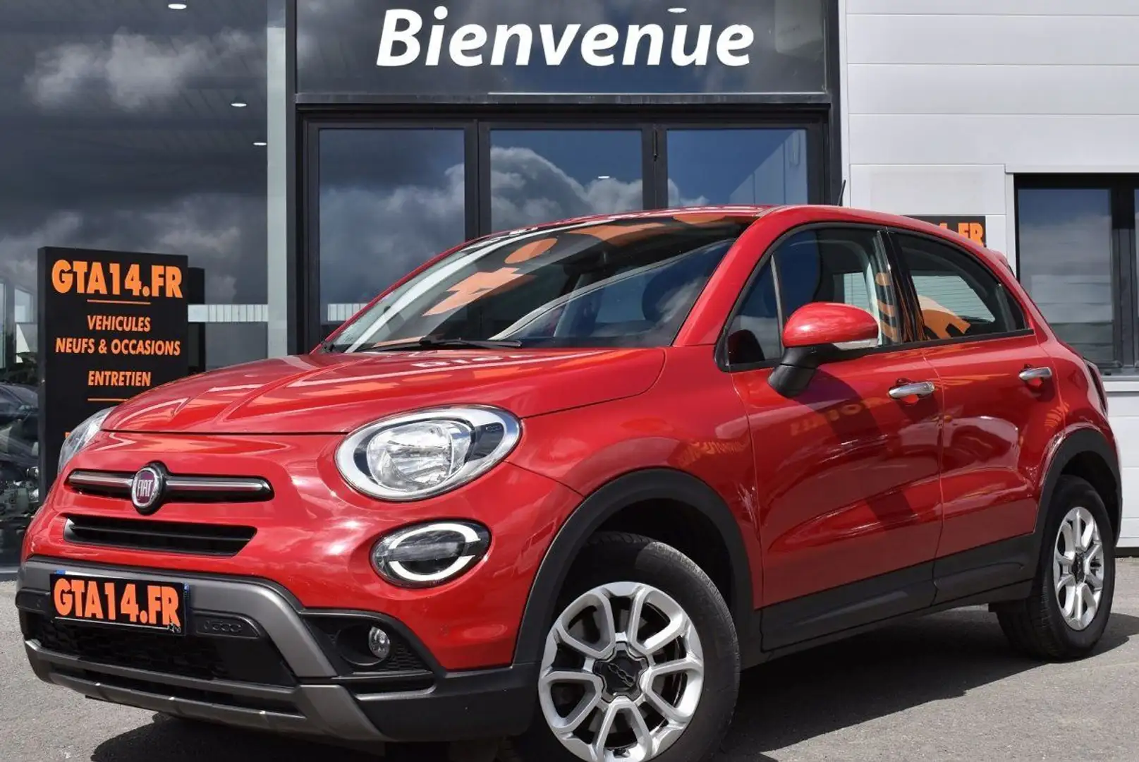 Fiat 500X 1.3 FIREFLY TURBO T4 150CH CITY CROSS BUSINESS DCT Rouge - 1