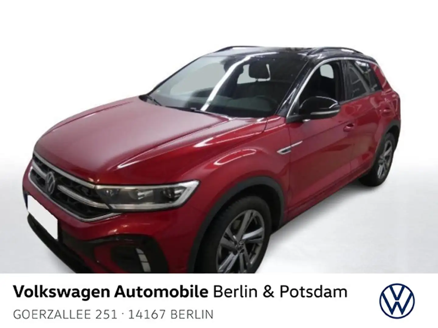 Volkswagen T-Roc 1.5 TSI R-Line Kamera Telefon P-Dach SHZ Rot - 1