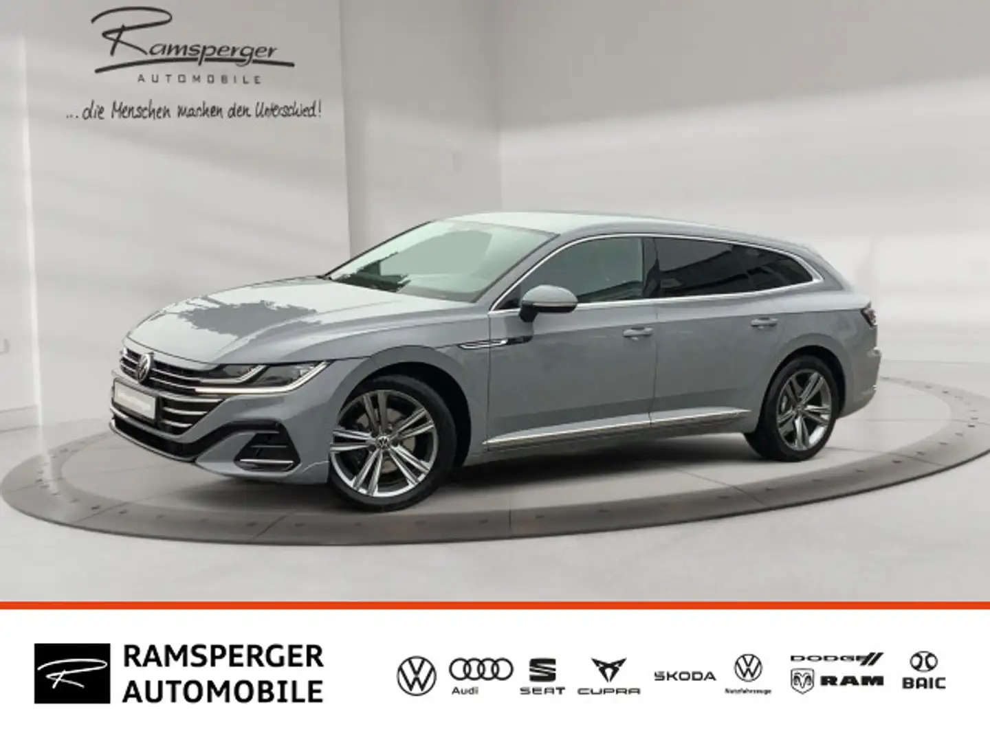 Volkswagen Arteon 2.0 TSI DSG R-Line AHK ACC Gris - 1