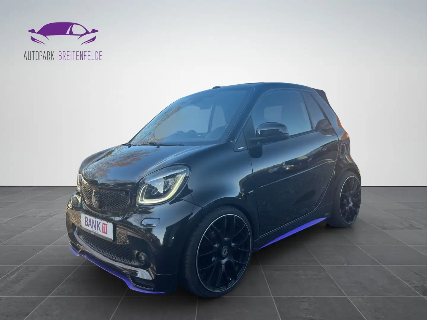 smart forTwo Cabrio Brabus/Tailor/Carplay/Schmidt/KW Schwarz - 1
