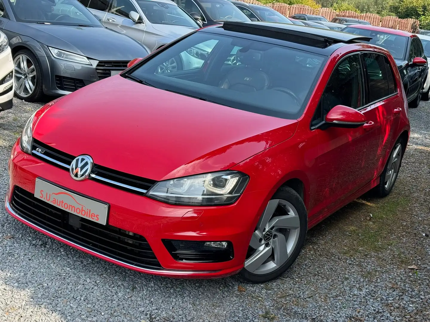 Volkswagen Golf 2.0 TDi 2x Rline Euro6B/Pano/FULL OPYIONS/GAR12Moi Rouge - 1
