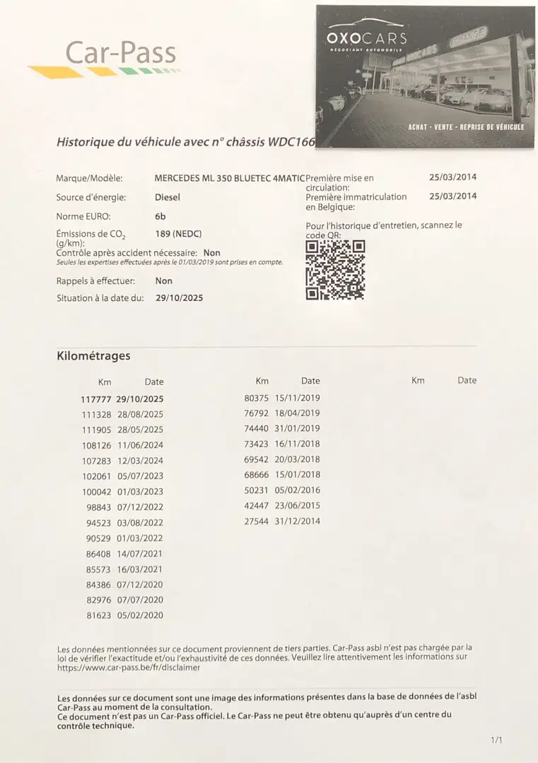 Mercedes-Benz ML 350 CDI 3.0L V6 258CV / 4 Matic / Pack Sport / Euro 6B Zwart - 2