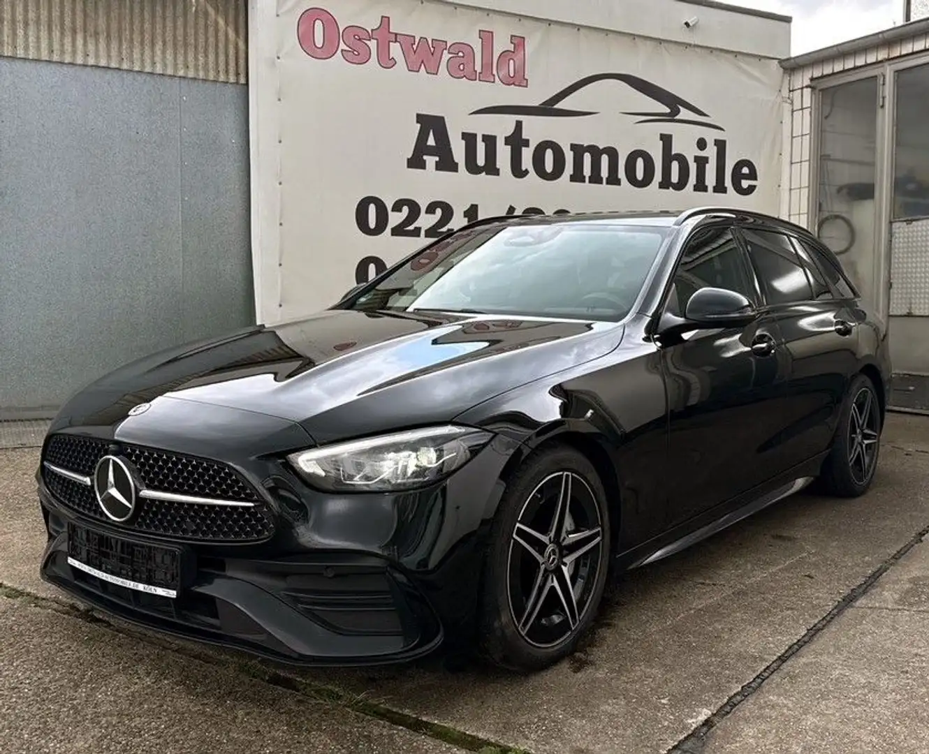 Mercedes-Benz C 220 d T AMG Line Hyb Night Paket LED ACC Kamera Schwarz - 1