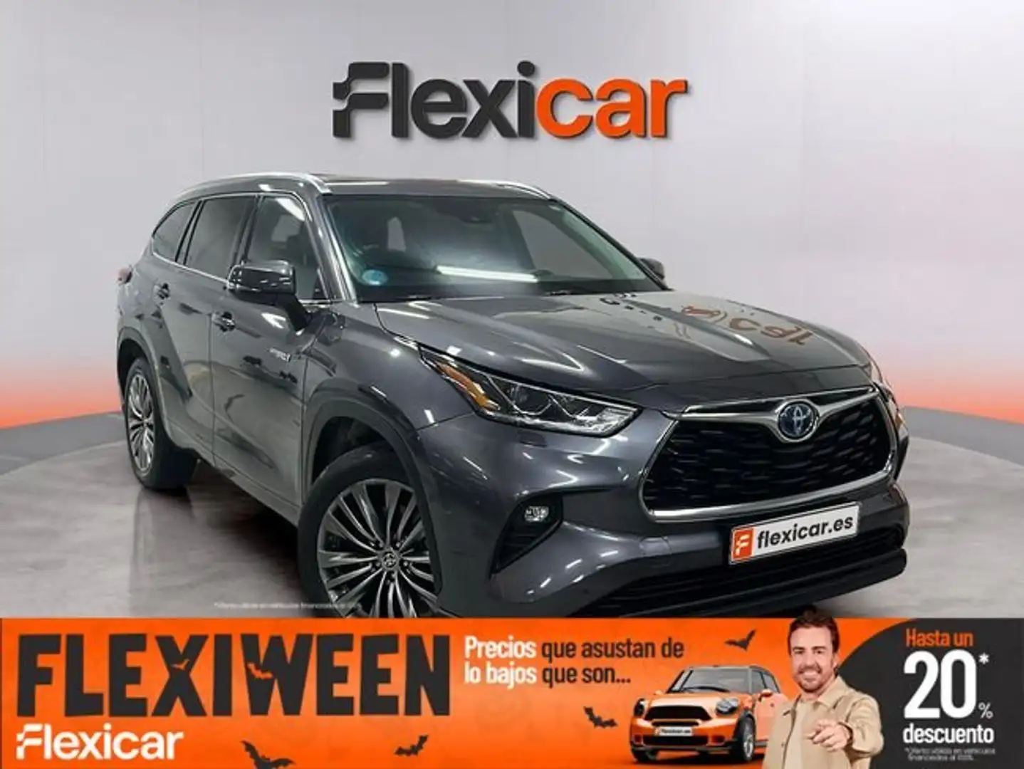 Toyota Highlander 2.5 Advance P. Esp. Techo Panorámico Gris - 1