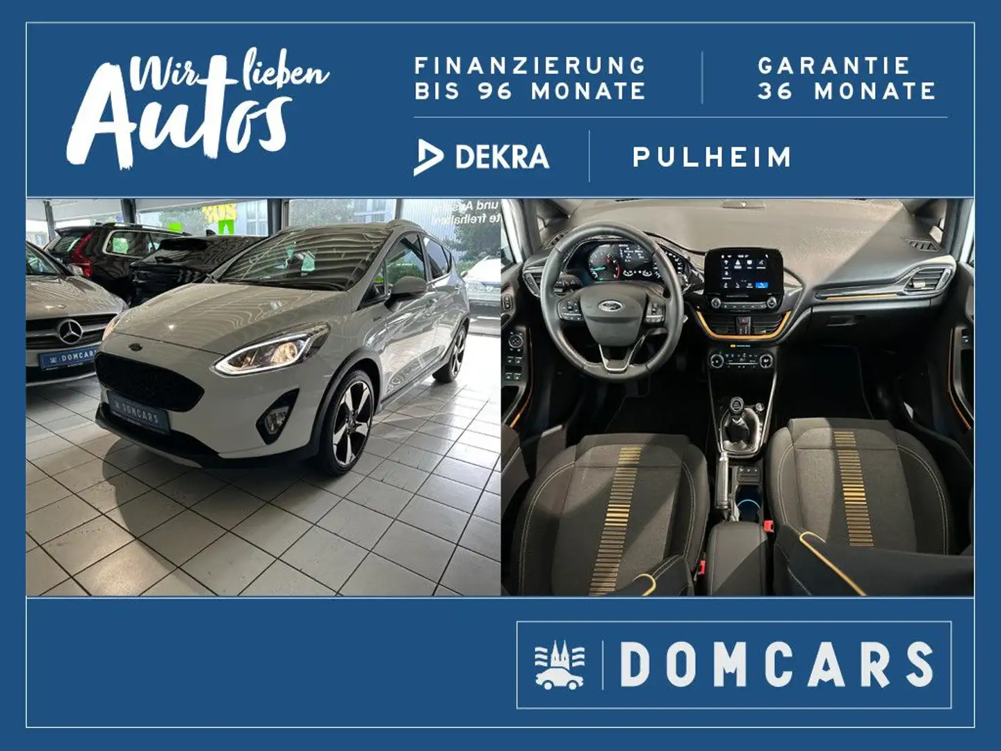 Ford Fiesta Active Colourline/ALU/GARANTIE/PDC/KLIMA/ Wit - 1