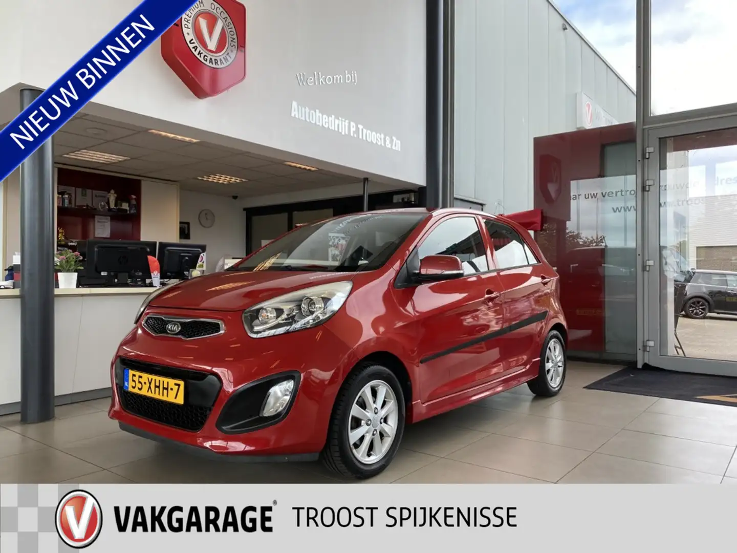 Kia Picanto 1.2 !!!!!CVVT ISG Plus Pack,Dealeronderhouden,5 De Rood - 1
