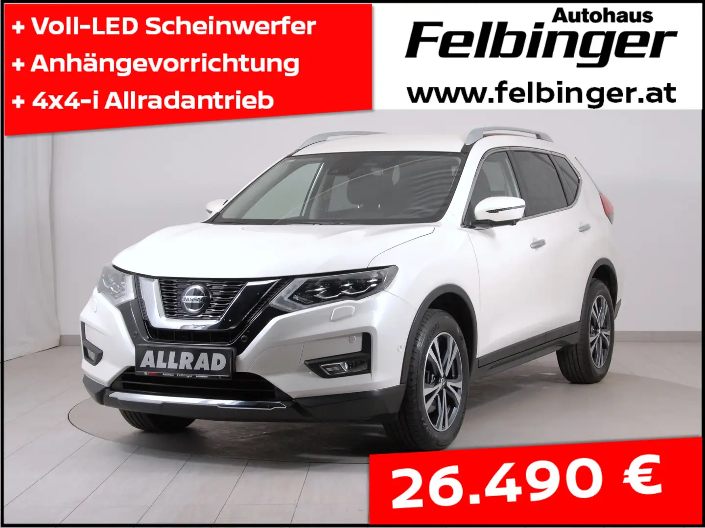 Nissan X-Trail N-Connecta 1.7 dCi AT 4x4 *Navi, LED, abn. AHV* Wit - 1