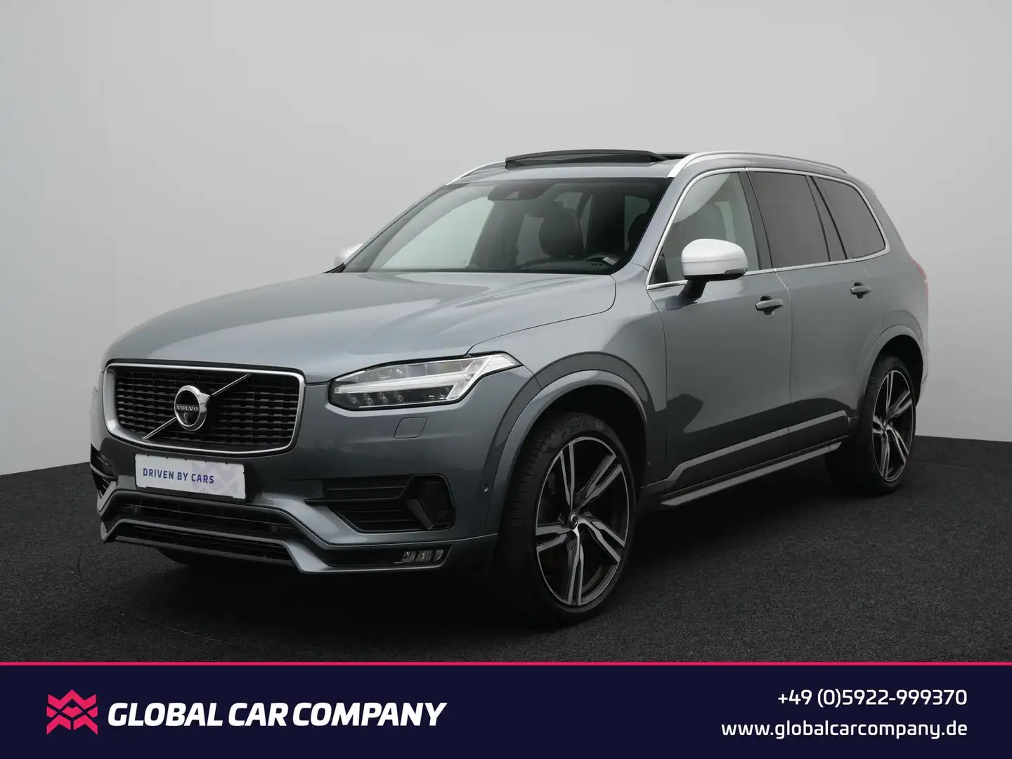 Volvo XC90 D5 R Design AWD,B&W,PANO,360°,AHK,MEMO,TOTW Gris - 1