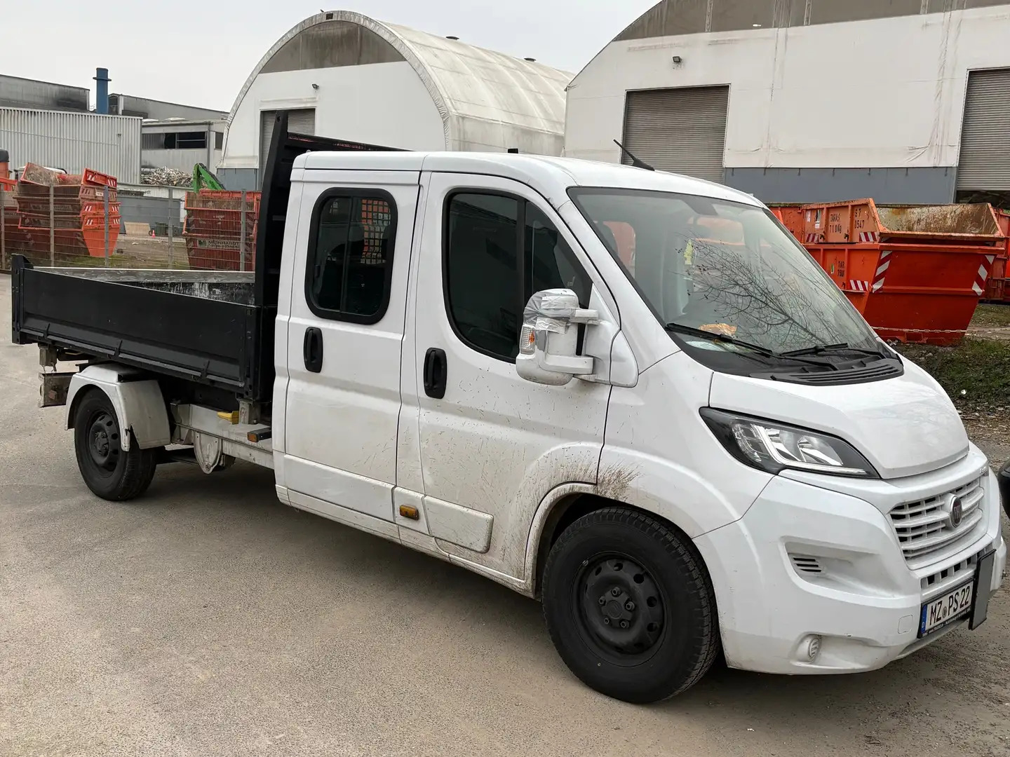Fiat Ducato DoKa 160 L4  3 Seiten-Kipper RS: 4035mm/Klima/AHK Blanco - 2