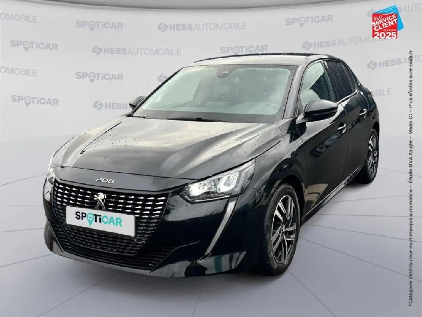 Peugeot 208 1.2 PureTech 100ch S\u0026S Allure Noir - 1