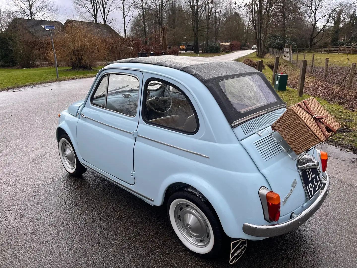 Fiat 500 500 D RHD rechts gestuurd transformiable Blau - 2