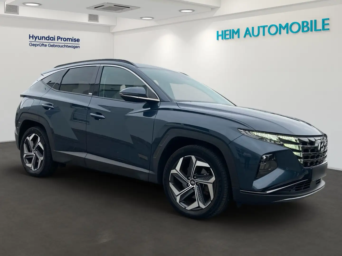Hyundai TUCSON 1.6 T-GDi  Plug-In Hybrid  Prime-Paket 265 PS 4WD Blau - 2