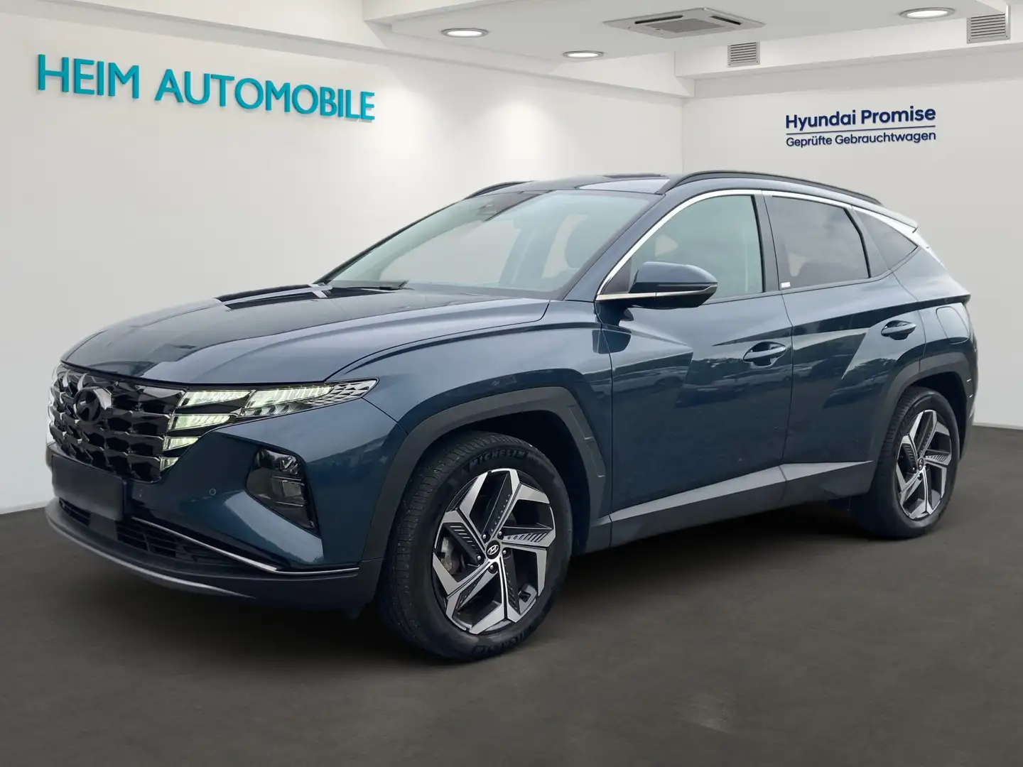Hyundai TUCSON 1.6 T-GDi  Plug-In Hybrid  Prime-Paket 265 PS 4WD Blau - 1