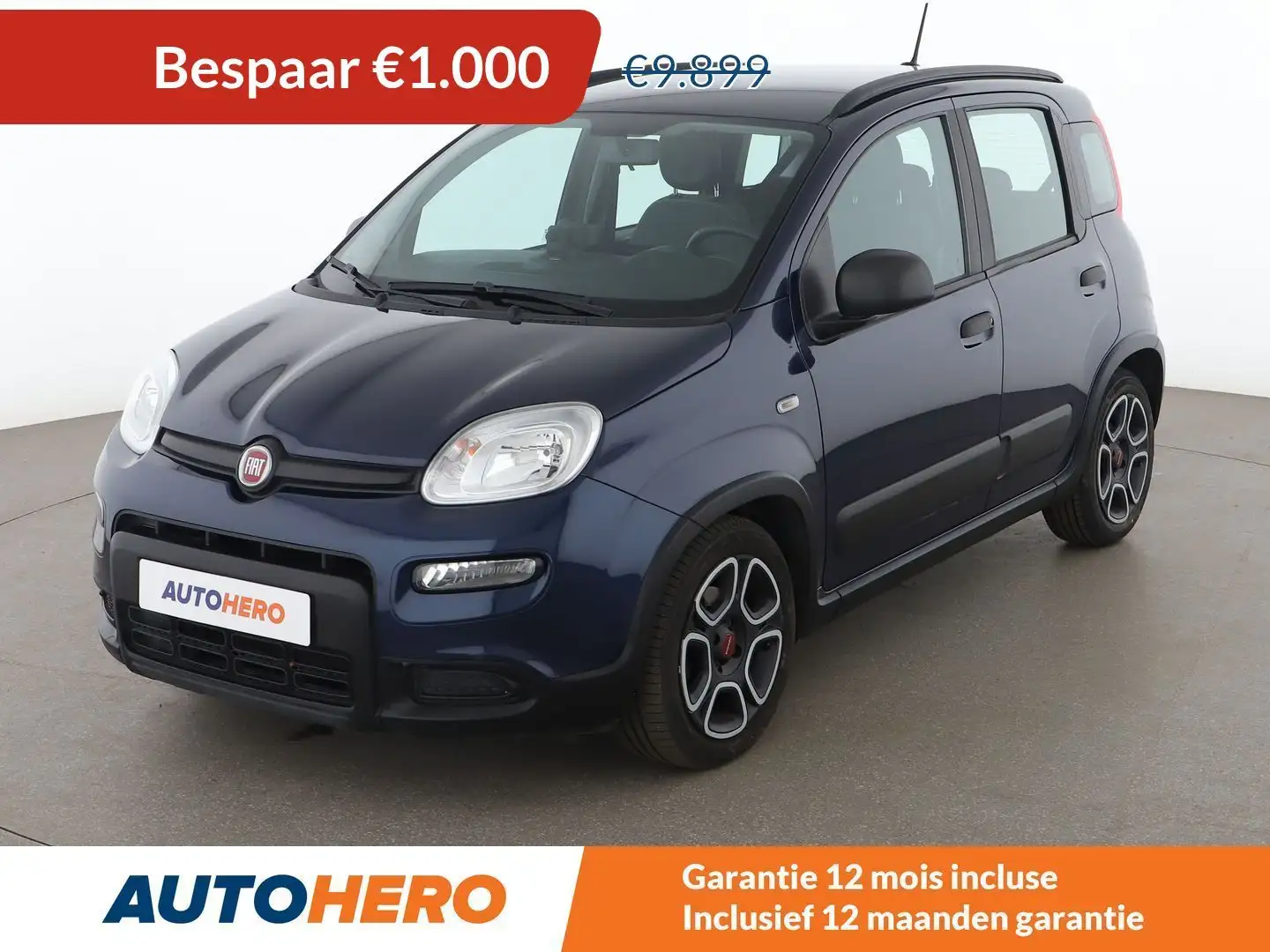 Fiat Panda 1.0 Mild-Hybrid City Life Bleu - 1