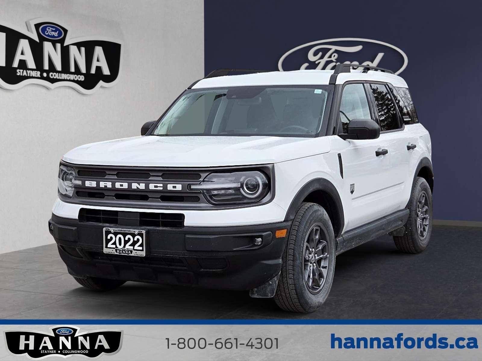White 2022 Ford Bronco Sport SUV / Crossover All-Wheel Drive 8-Speed Automatic