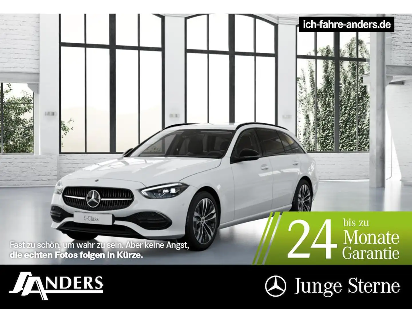 Mercedes-Benz C 200 d T Avantgarde+MBUX+LED+Kam+AHK+EASY-P+SHZ Weiß - 1