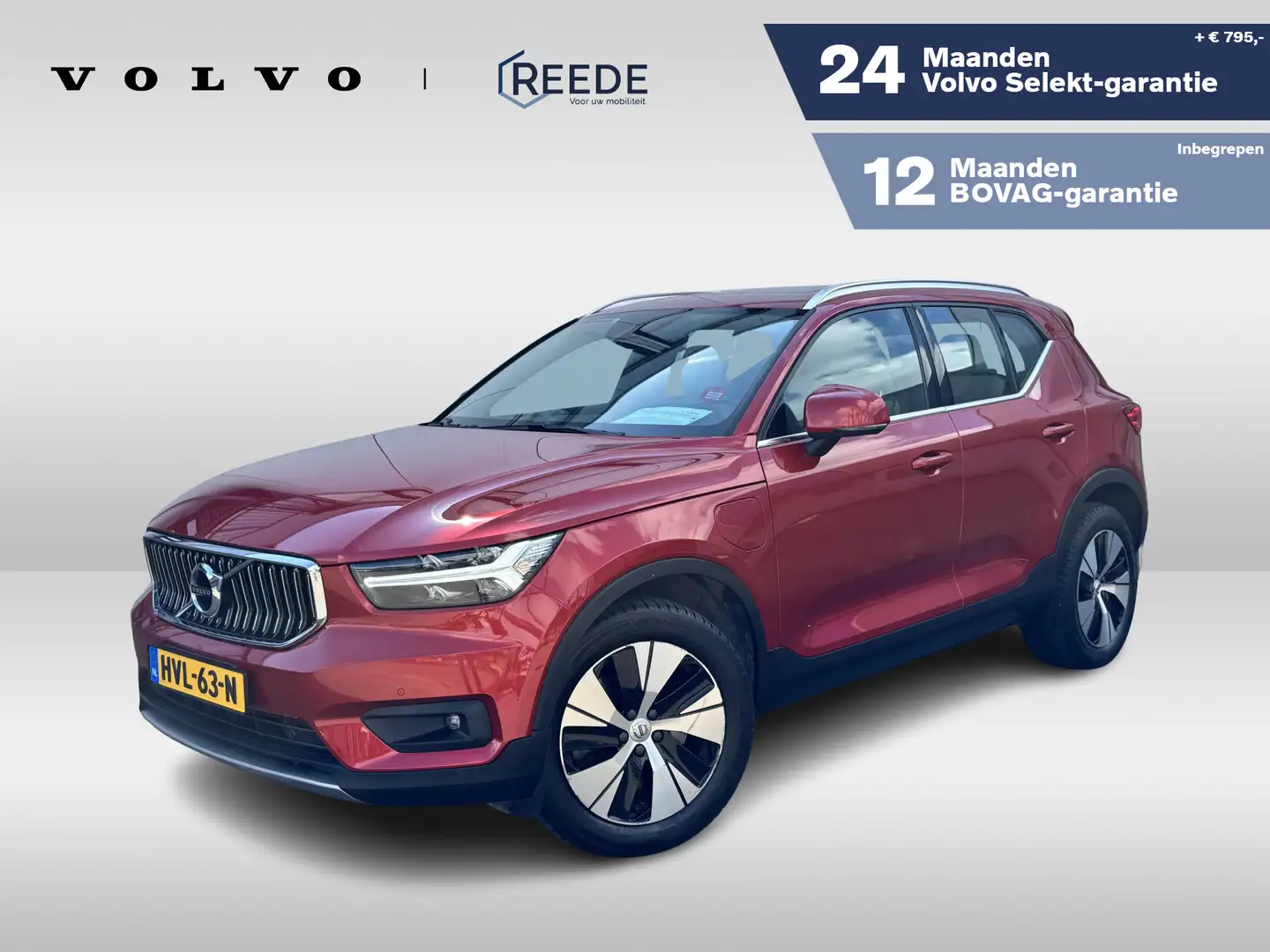 Volvo XC40 1.5 T4 Automaat Recharge Inscription Panoramadak | Rood - 1