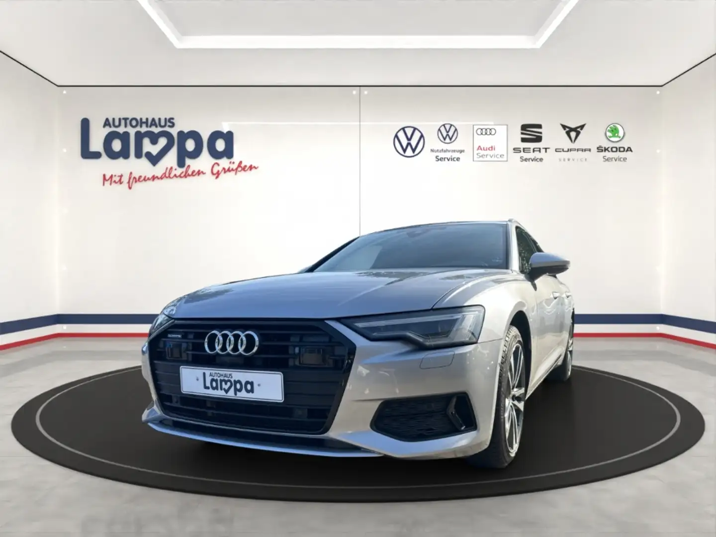 Audi A6 Avant 3.0 TDI 50 quattro sport AHK,RFK,SHZ,NAV,LED Silber - 1