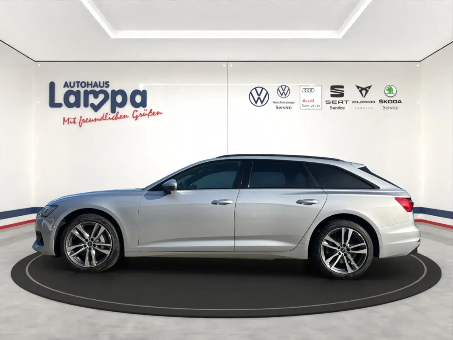 Audi A6 Avant 3.0 TDI 50 quattro sport AHK,RFK,SHZ,NAV,LED Silber - 2