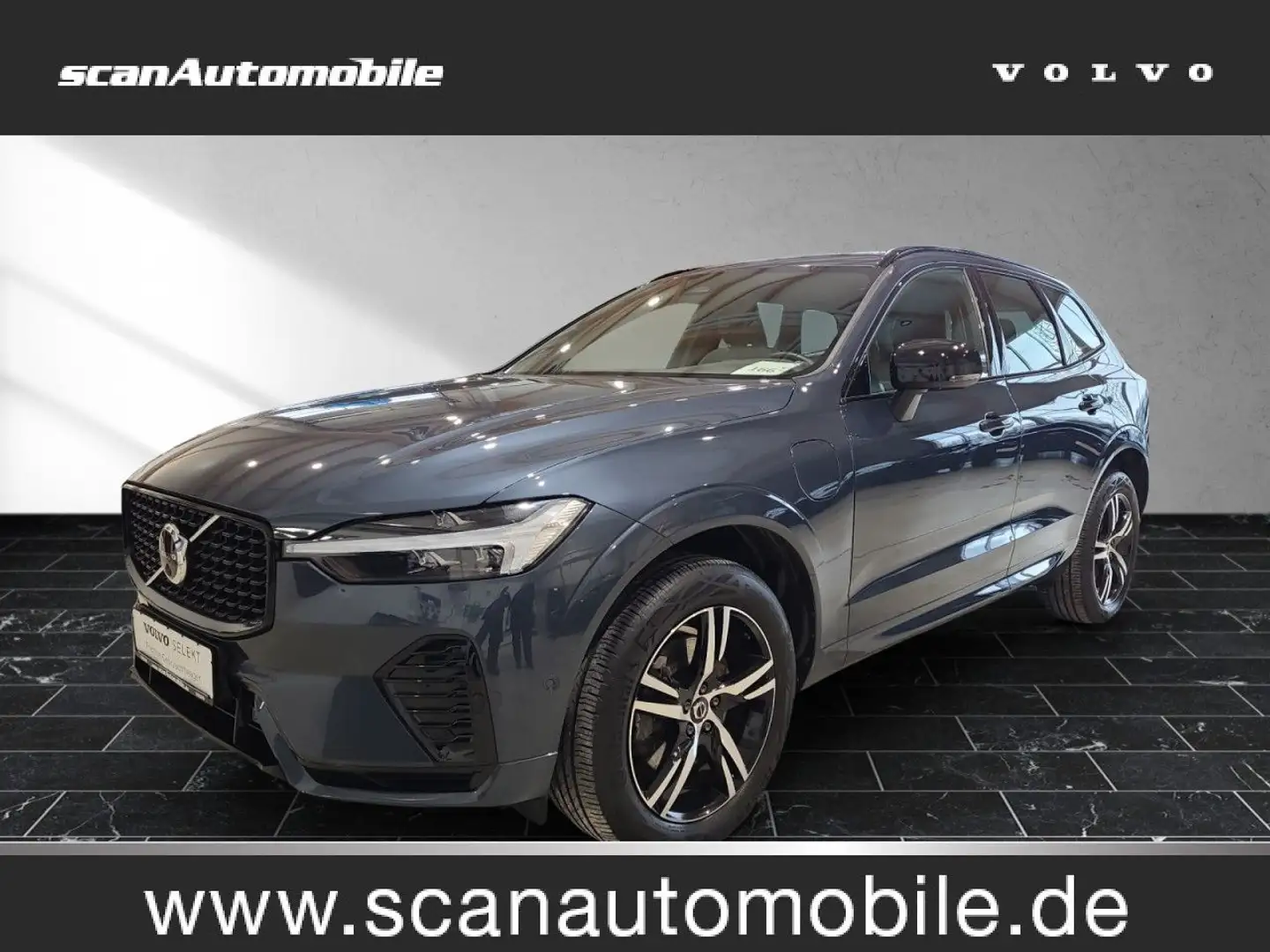 Volvo XC60 XC 60 R Design Recharge Plug-In Hybrid AWD Navi Bleu - 1