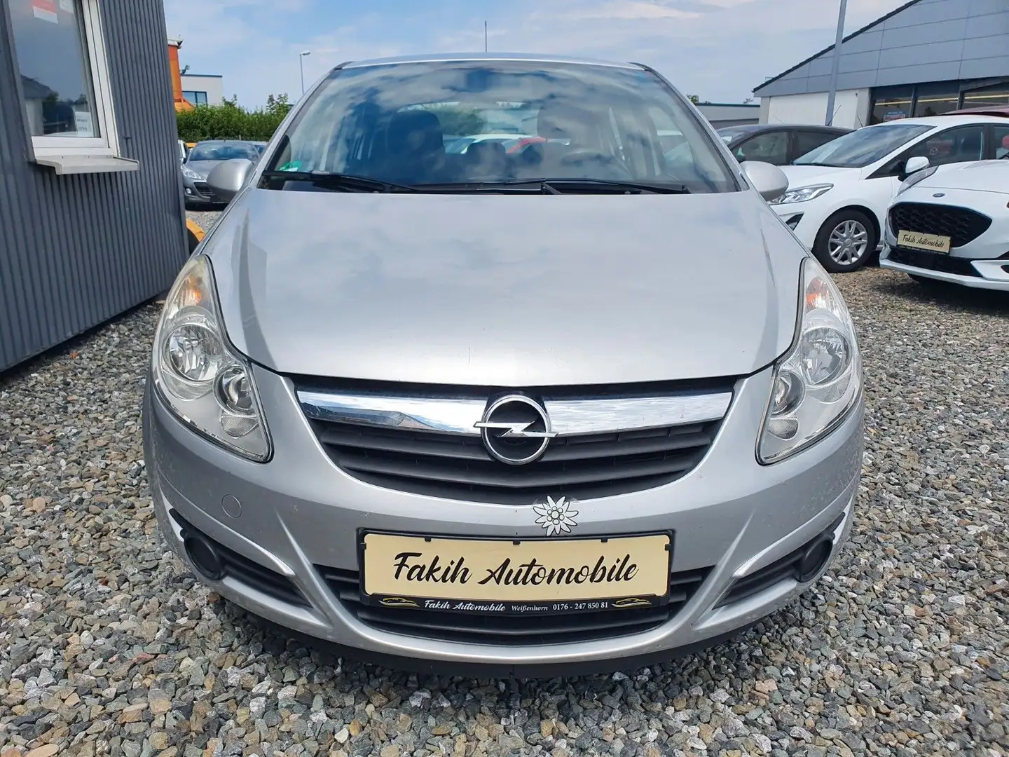 Opel Corsa D Edition Klimaanlage.77Tkm.8fach bereift Silber - 2