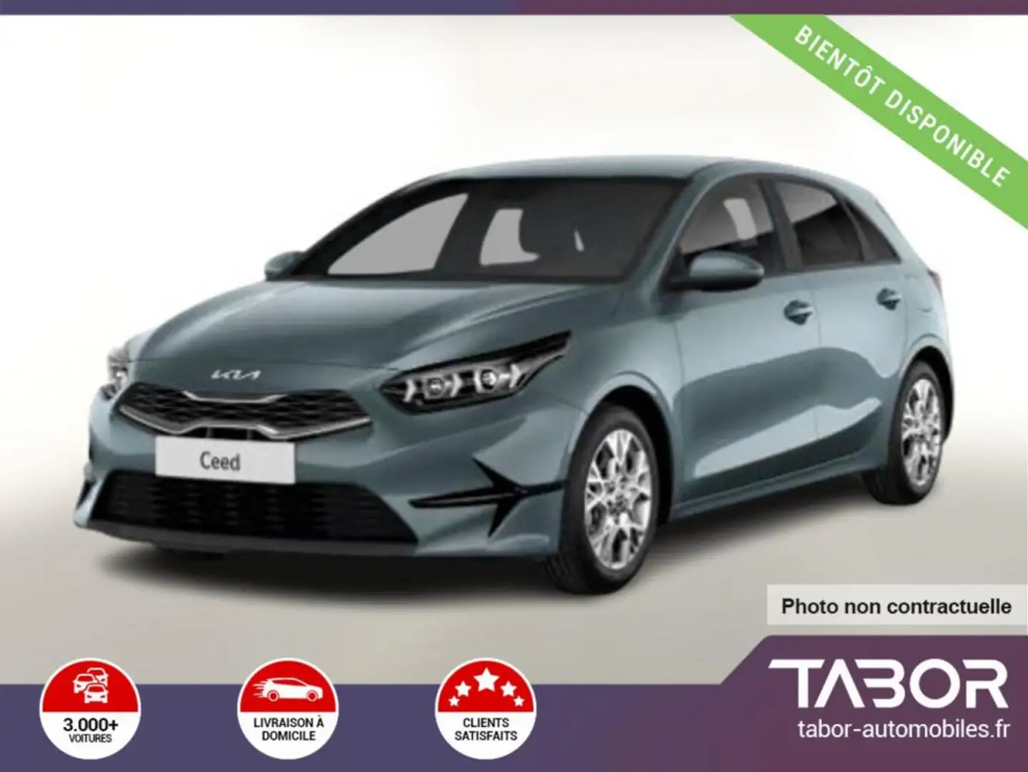 Kia Ceed 1.5 T-GDI 140 GPS PDC cam CarPlay Gris - 1