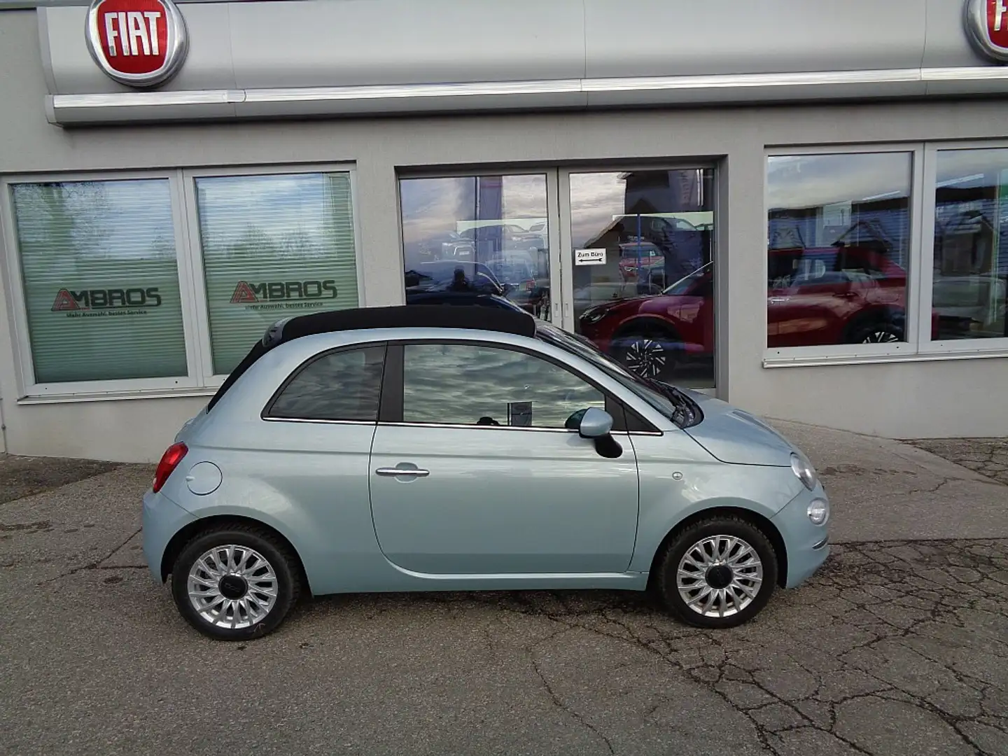 Fiat 500C FireFly Hybrid 70 Grün - 2