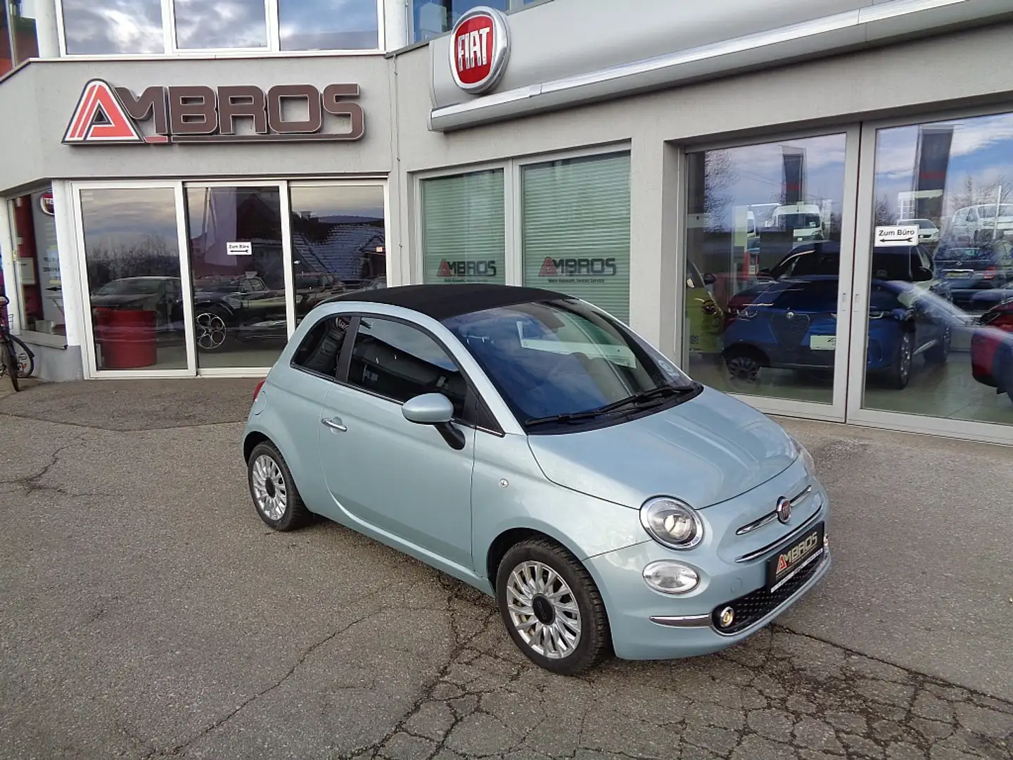 Fiat 500C FireFly Hybrid 70 Grün - 1