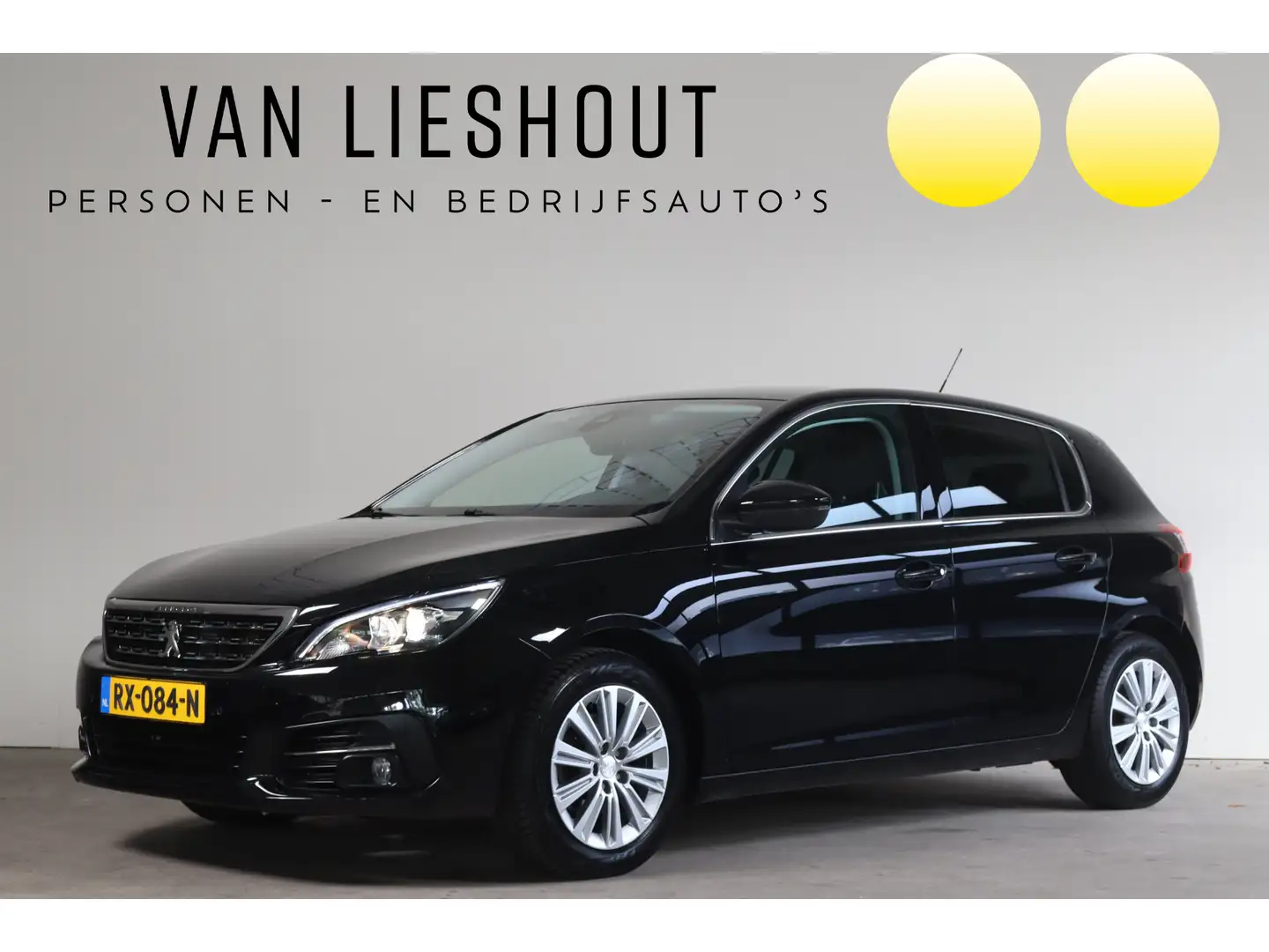 Peugeot 308 1.2 PureTech Allure - NL- Auto!! Climate I Apple I Czarny - 1
