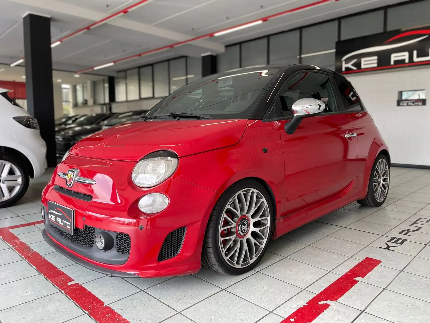Abarth 500 1.4 16v turbo t-jet 135cv ( GPL ) Rojo - 1