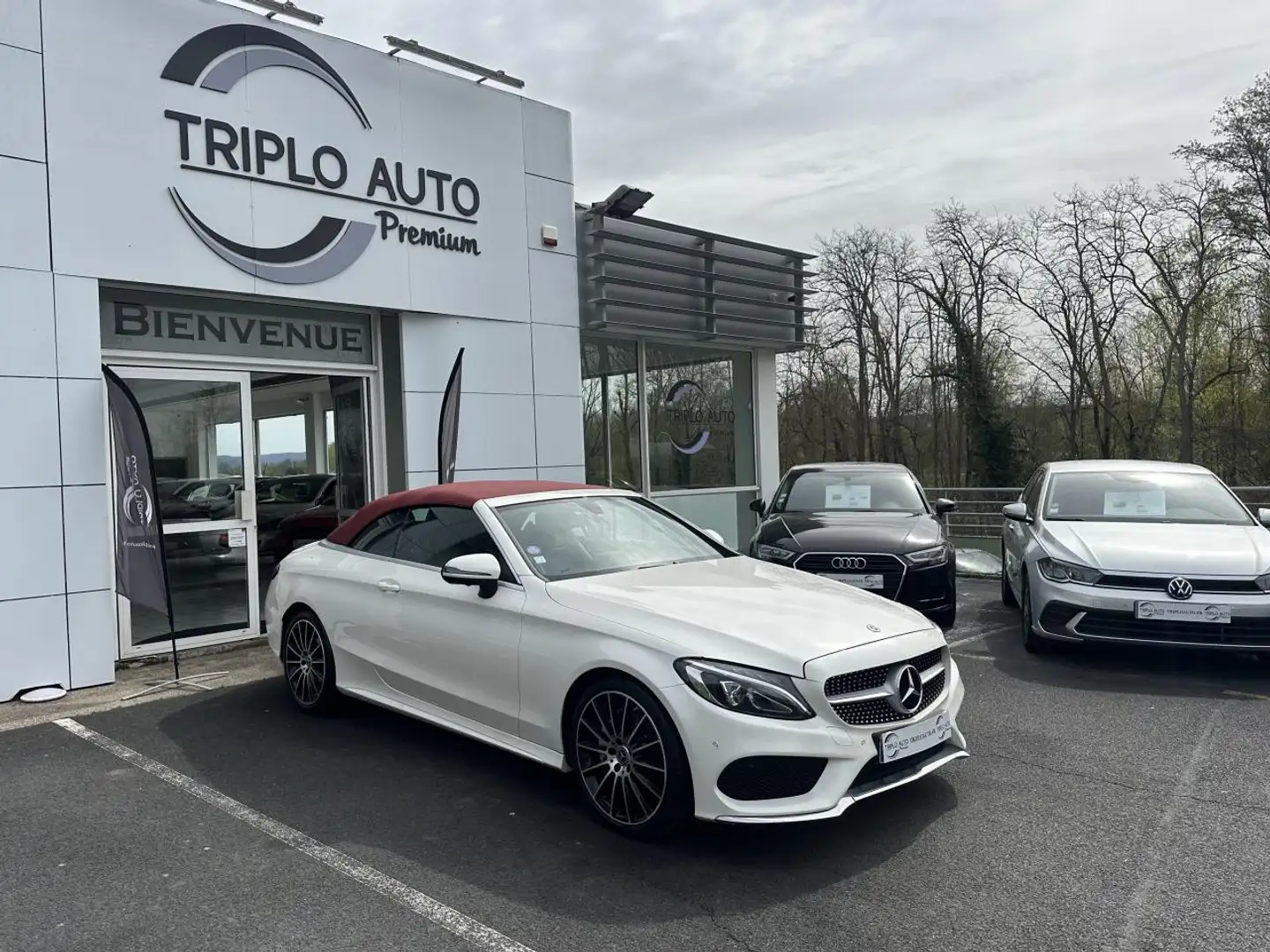 Mercedes-Benz C 200 Cabriolet C 200 - BVA 9G-Tronic  Sportline - BVA G Bílá - 1