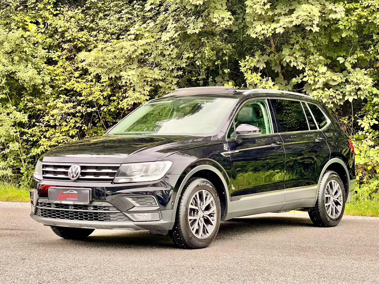 Volkswagen Tiguan Allspace Highline Aut. ACC*PANO*AMBIENTE*LEDER*360*NAVI*LED Schwarz - 1