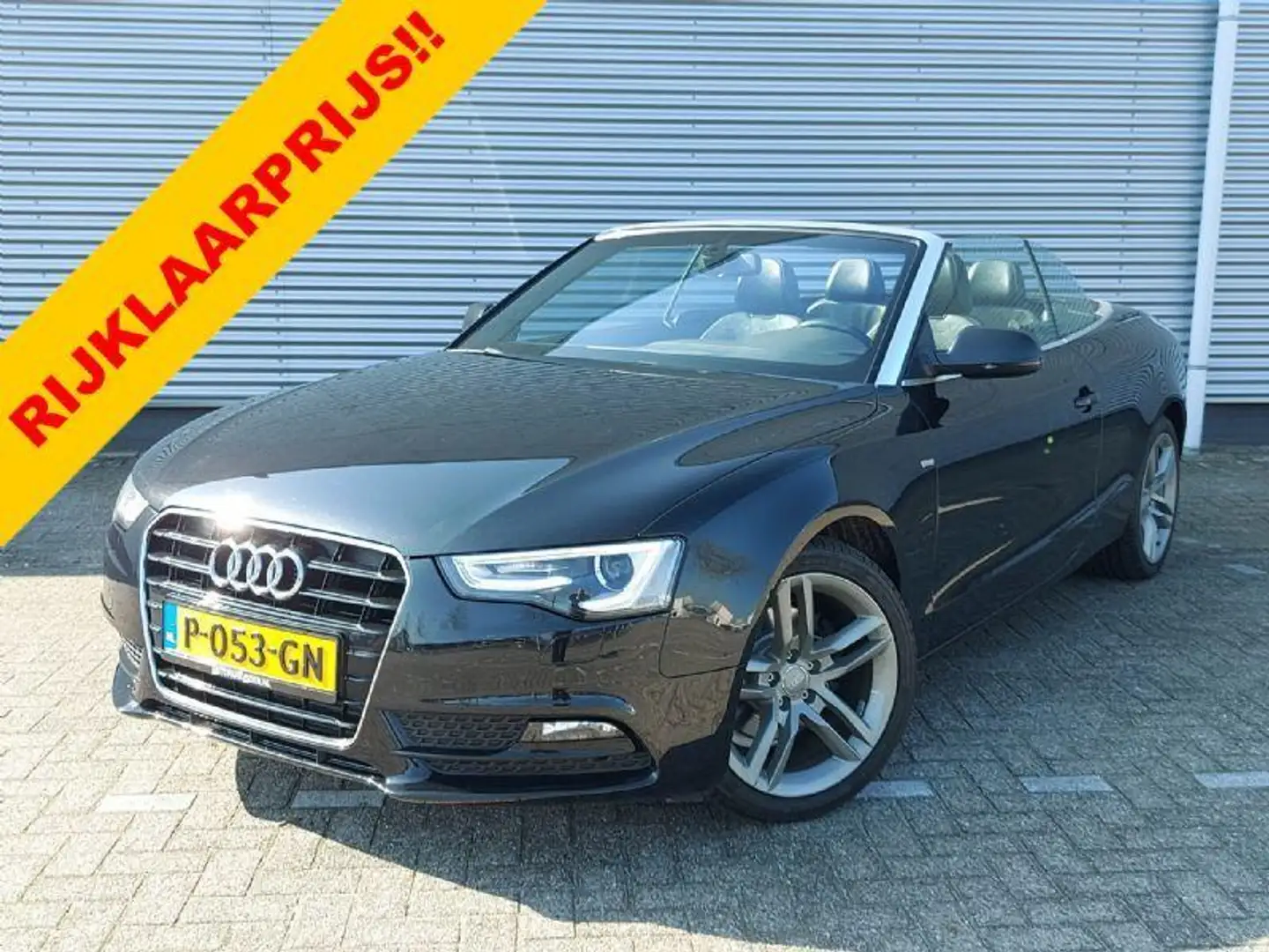 Audi A5 Cabriolet 1.8 TFSI Pro Line S-line Automaat, Navig Zwart - 1