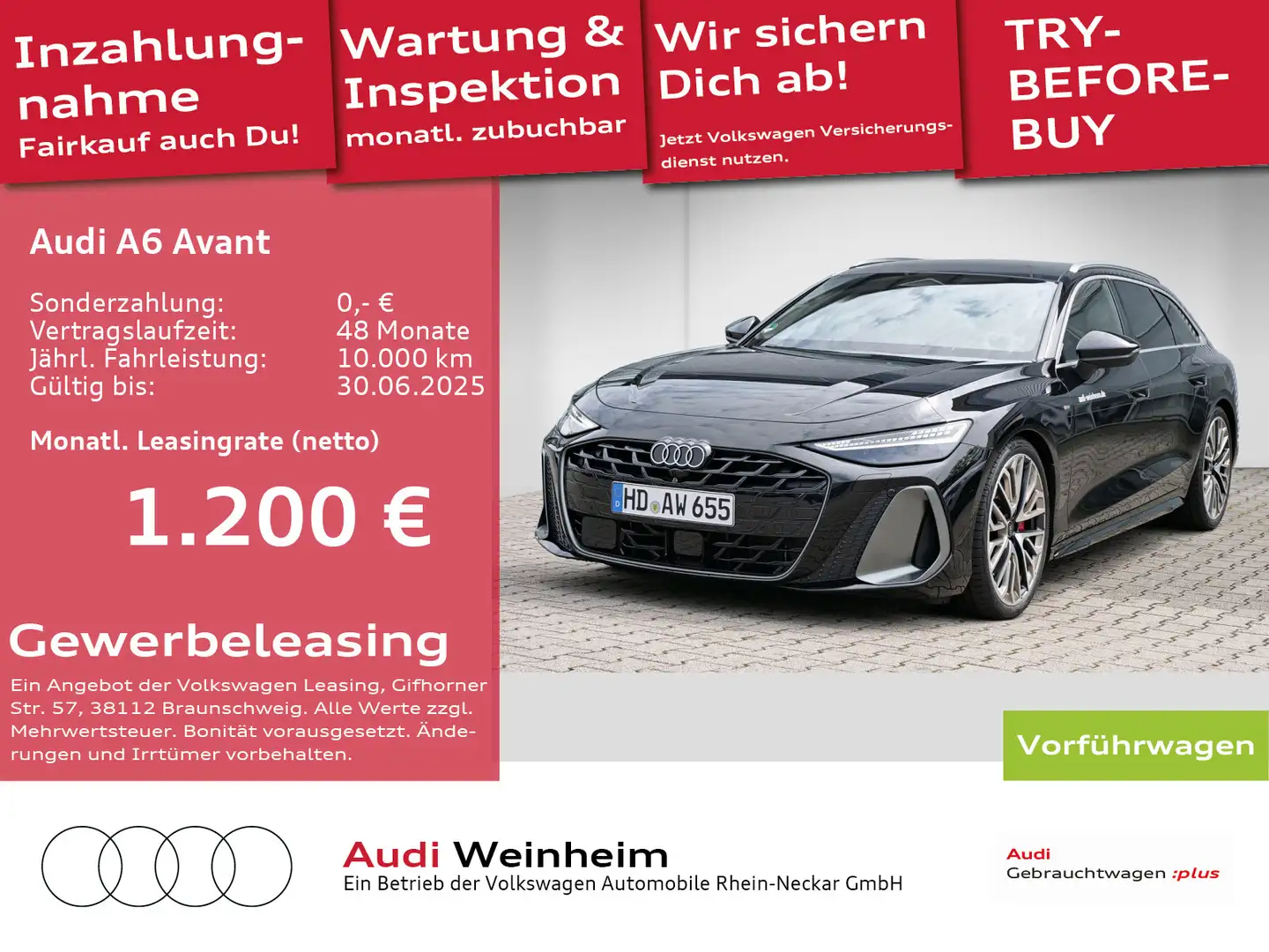 Audi A6 3.0 TFSI quattro Navi Pano Sound uvm Schwarz - 1