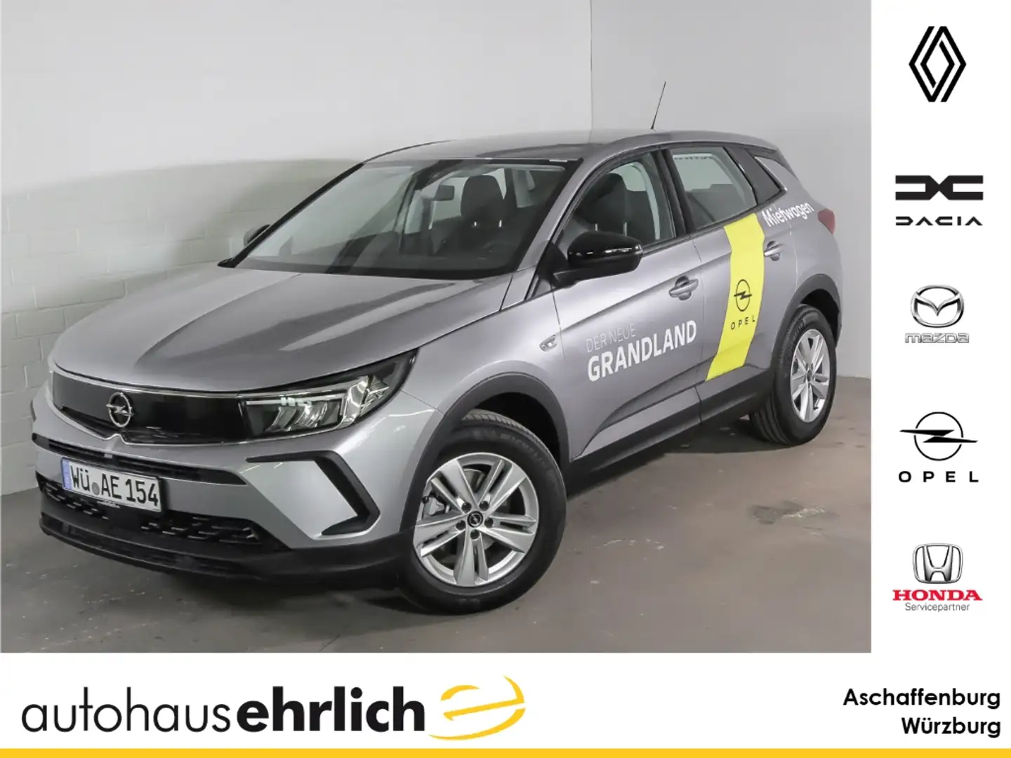 Opel Grandland Basis 1.5 D EU6d +Klima+Winterpaket+ Gris - 1