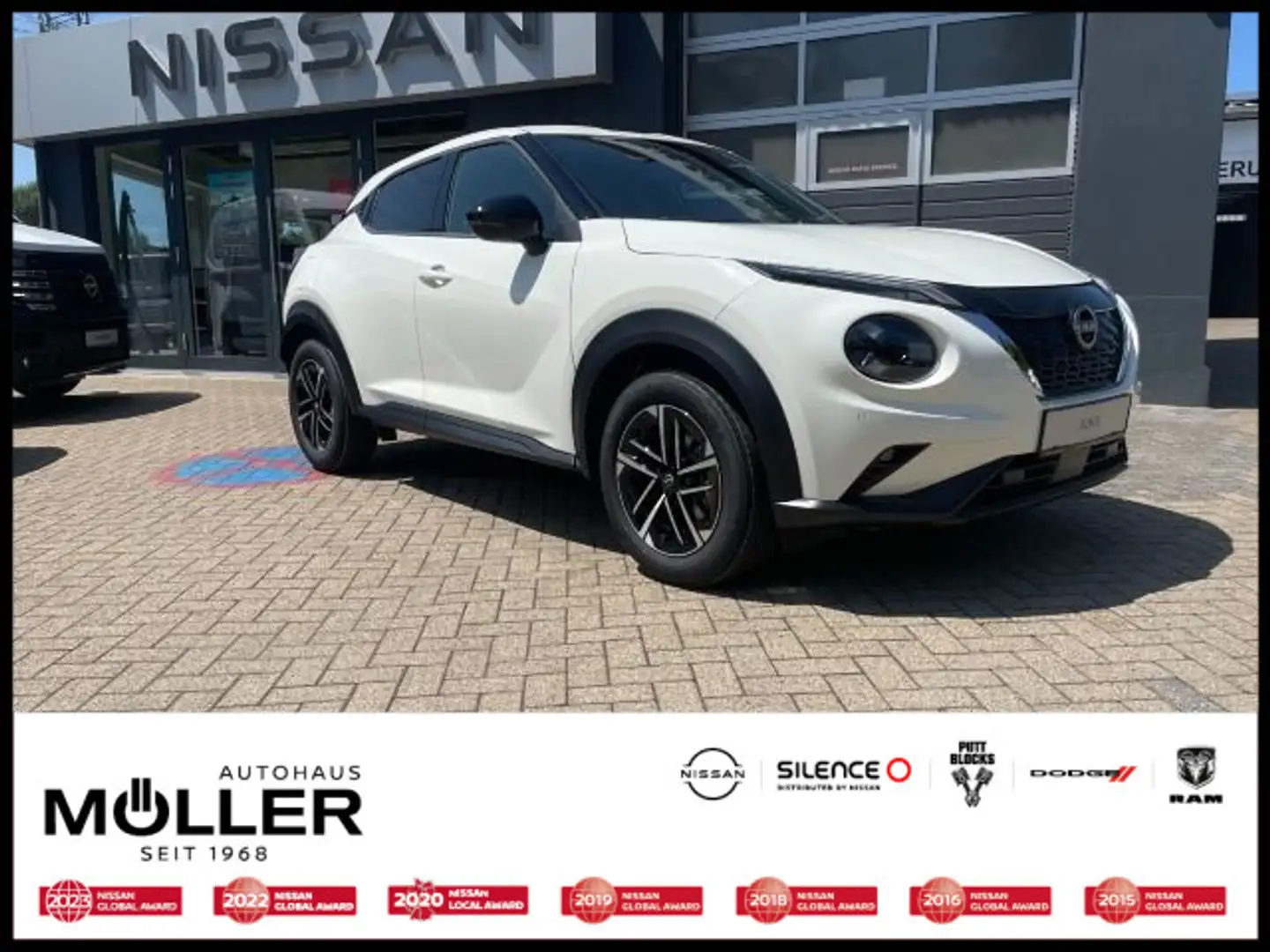 Nissan Juke 1.6 Hybrid N-Connecta Navi AVM-Kamera Leder Wit - 1