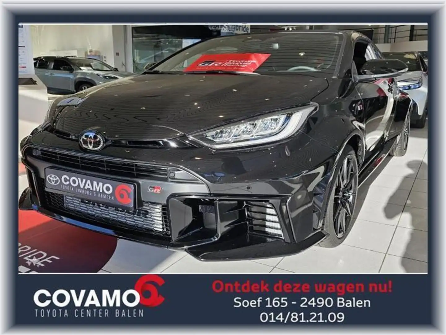 Toyota Yaris 1.6 BENZ/NEW/GR-FOUR/4WD/TURBO Zwart - 1