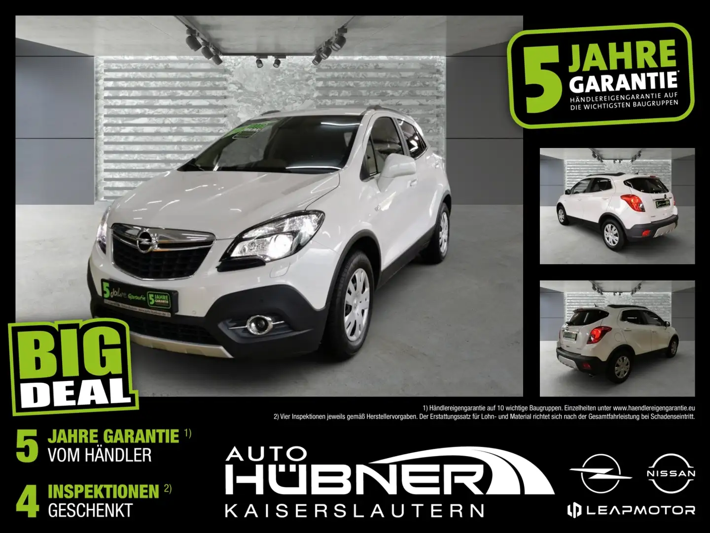 Opel Mokka Innovation 1.6 CDTI Navi|AHK|Kamera|SHZ|LHZ Weiß - 1