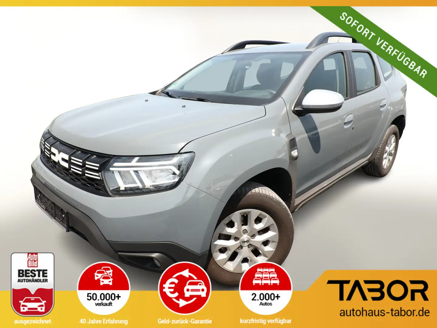 Dacia Duster TCe 90 Expression Nav PDC Kam SHZ Grau - 2