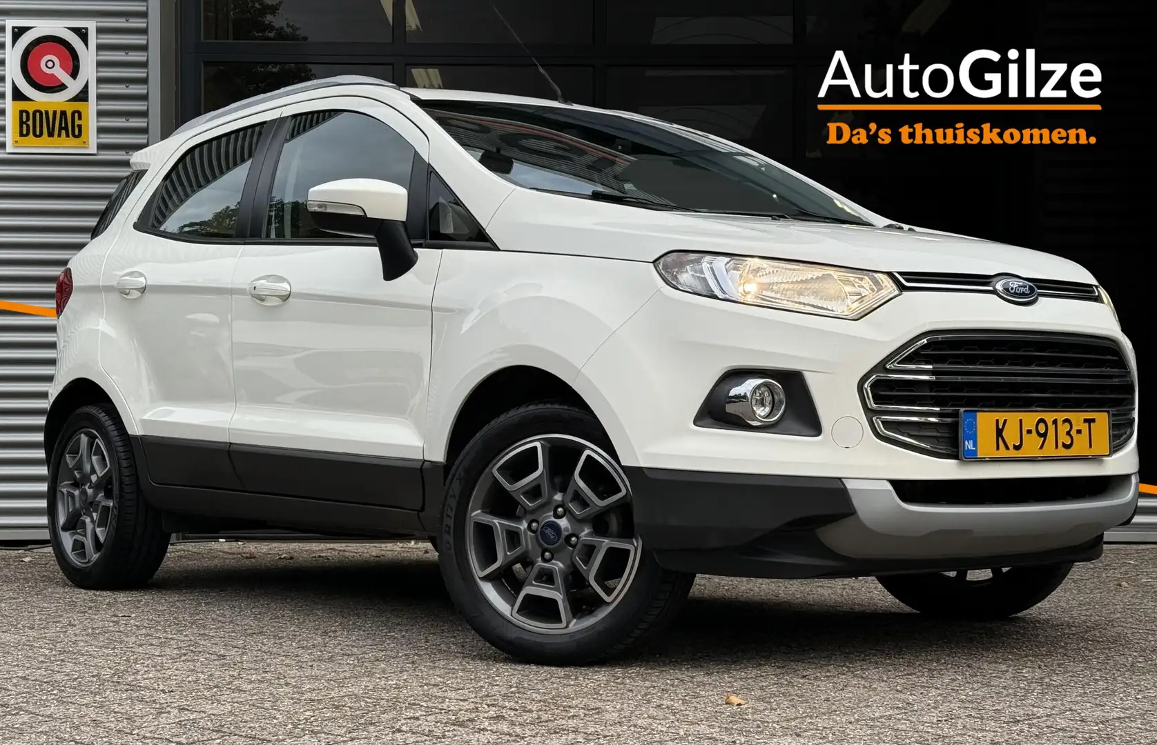 Ford EcoSport 1.0 EcoBoost Titanium l Navi l Clima  l 1ste Eigen Bianco - 1