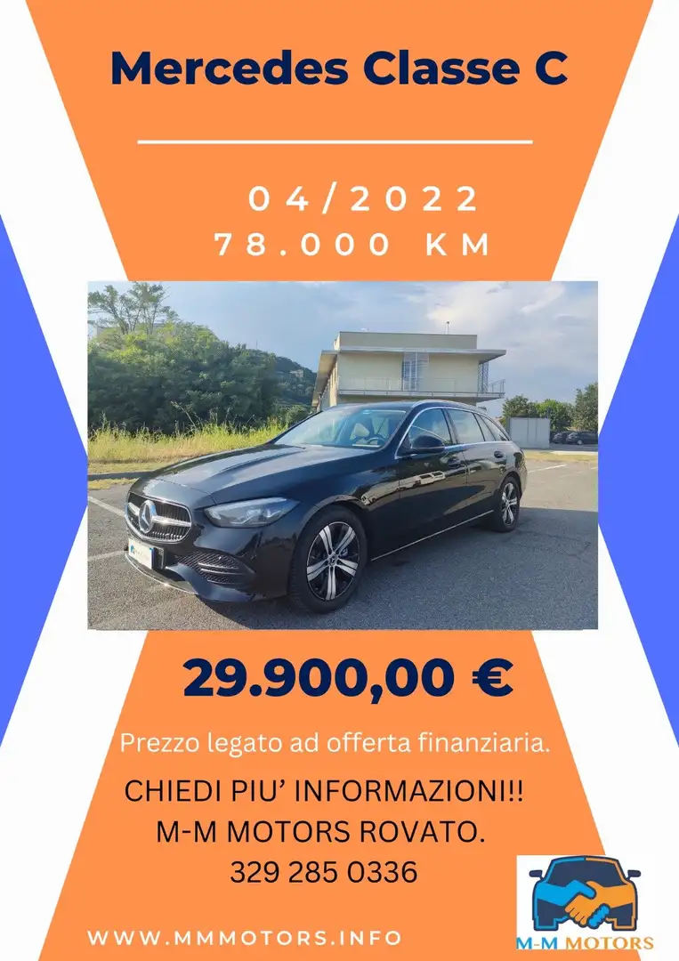 Mercedes-Benz C 200 d Mild hybrid S.W. Sport ProM-Mo Nero - 2
