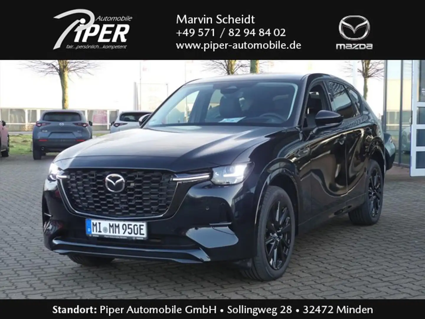 Mazda CX-60 2.5L e-SKYACTIV PHEV HOMURA CON-P DRI-P COM-P Schwarz - 1