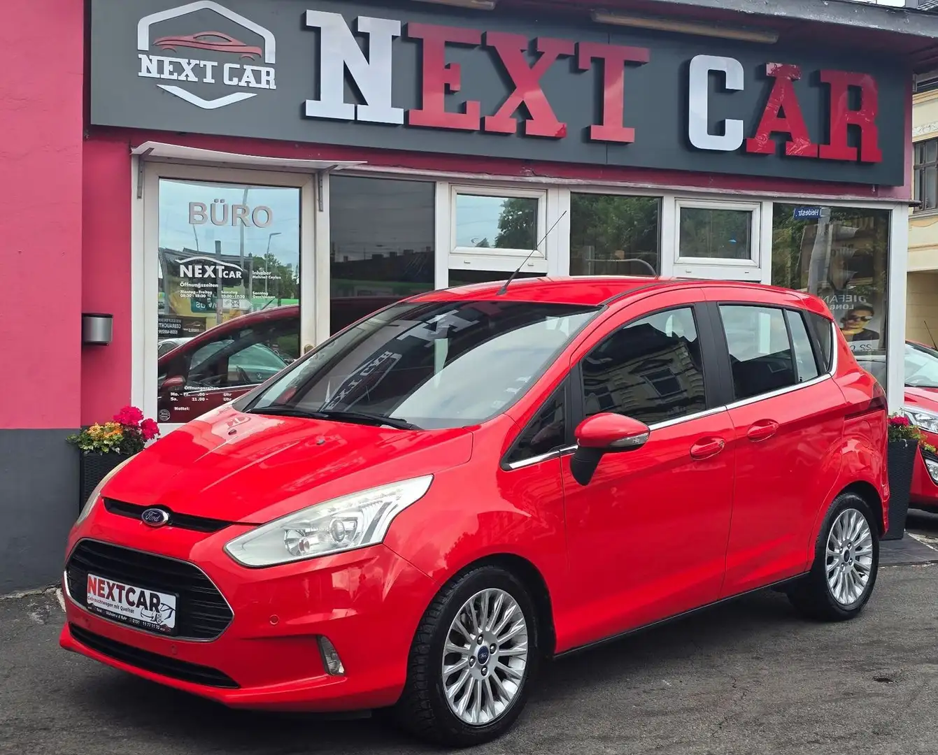 Ford B-Max 1.0 EcoBoost Titanium|SHZ|PDC| Rot - 2