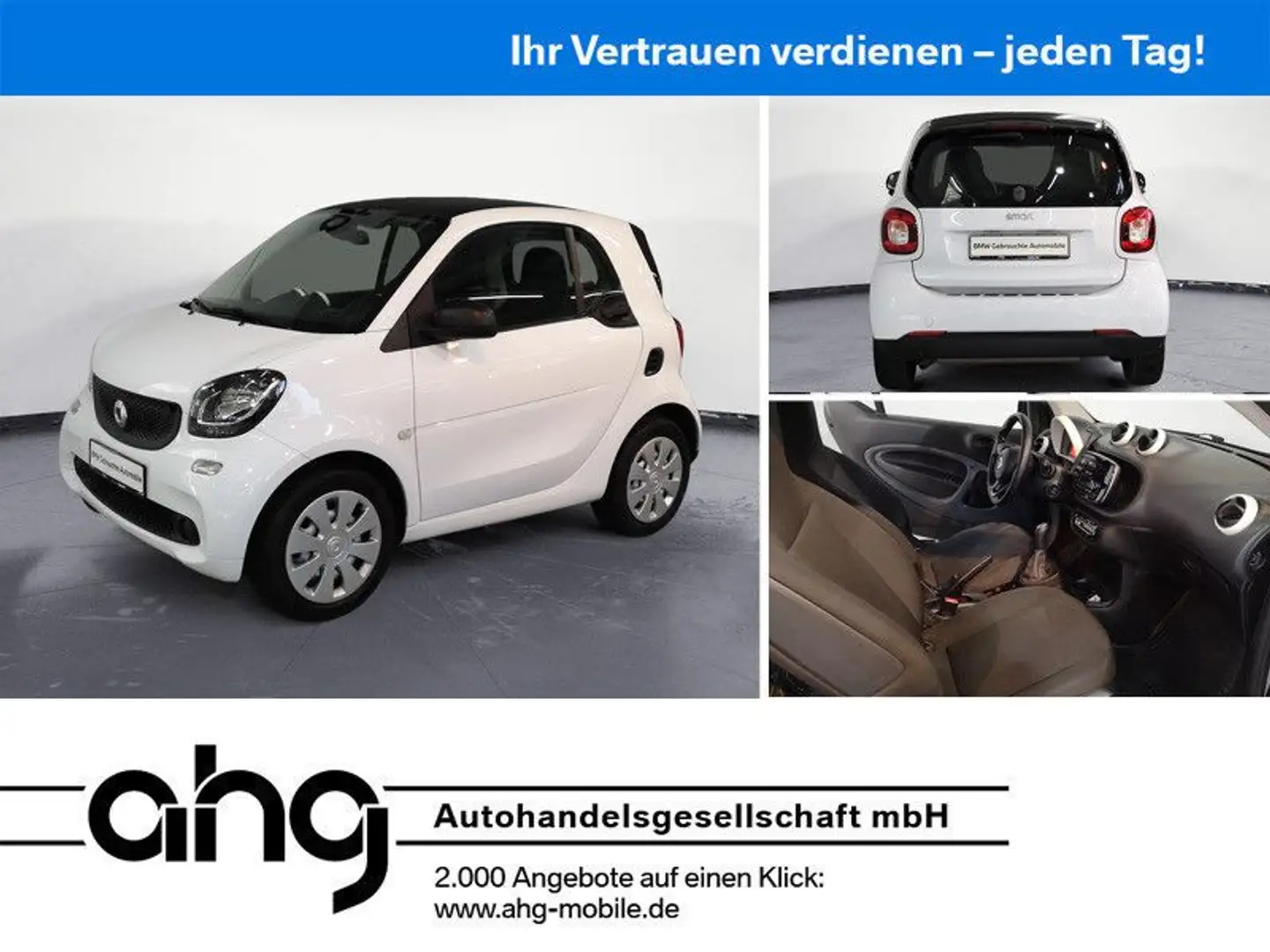 smart forTwo fortwo coupe Weiß - 1