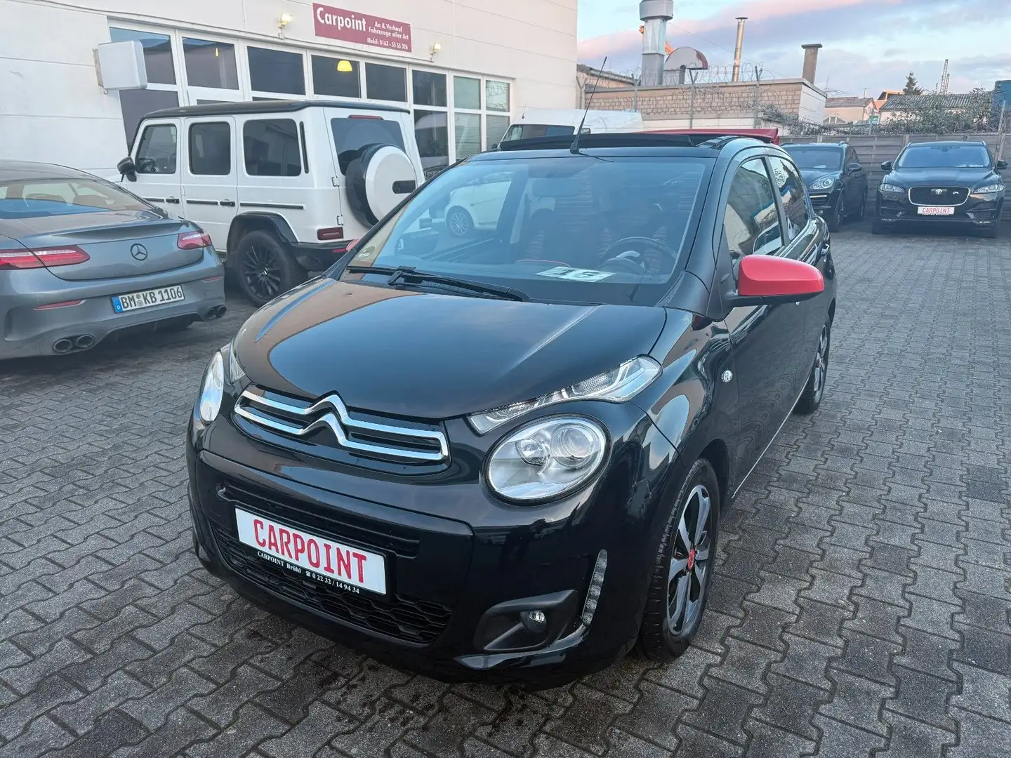 Citroen C1 Airscape Shine FALTDACH/KAMERA/SHZ/KLIMA Schwarz - 1